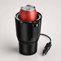Car cup cooler and heater with LED temperature display