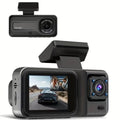Exact 2-channel dash cam front and rear display views