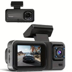 Exact 2-channel dash cam front and rear display views