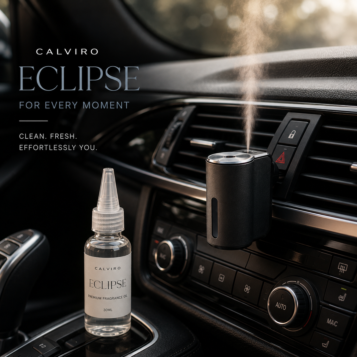 Calviro Eclipse car fragrance refill in-car lifestyle